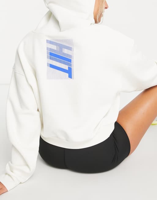 HIIT – Bluza oversize z kapturem i grafiką na plecach