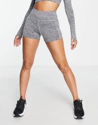 HIIT HIIT booty short in grey marl