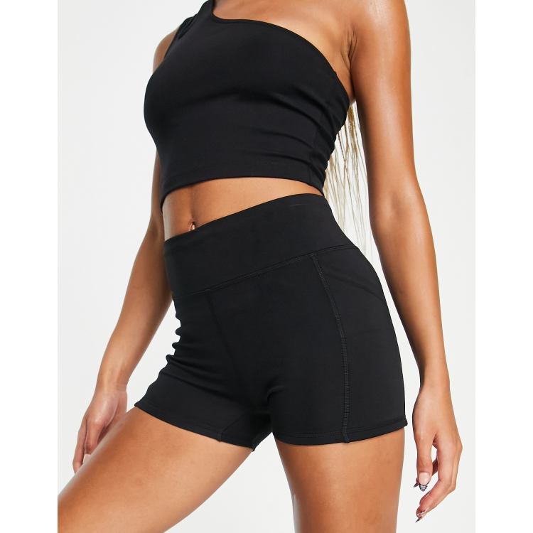 South Beach fitness booty shorts in black