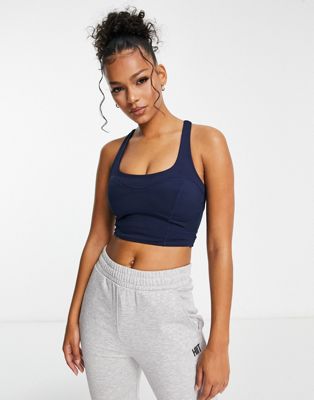 HIIT bralet with exposed contour seams - ASOS Price Checker