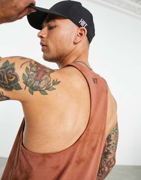 HIIT - Canotta color cuoio tie-dye - view 1