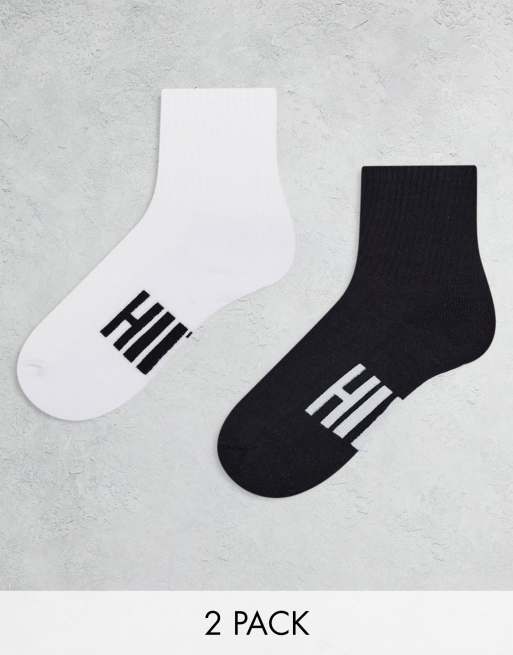 HIIT crew socks 2 pack in multi 