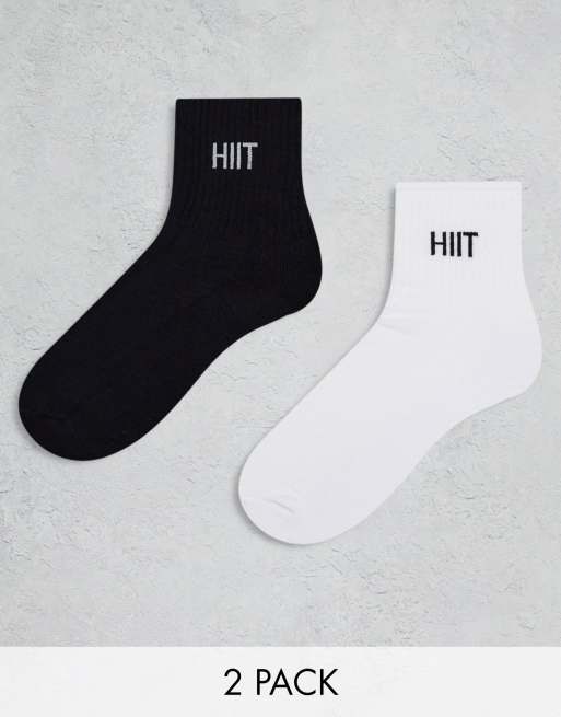 HIIT crew Socks 2pack in multi