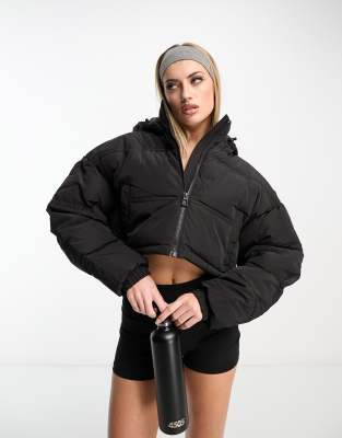 HIIT crop puffer jacket