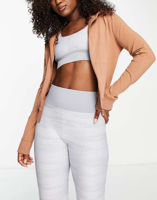 Gymshark Crop Zip Up - Gem