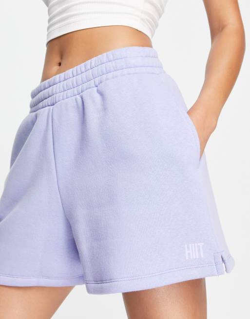 HIIT Dolphin sweat shorts in lavender
