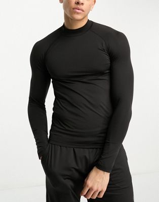 HIIT Essential long sleeve active highneck training top