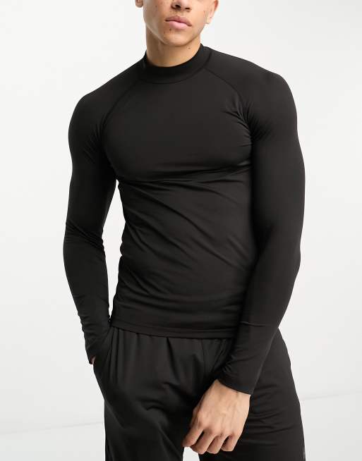 Haut Thermique Enfant Manches Longues - Sous-vêtement Fonctionnel, Col Montant, 95% Polyester 5% élasthanne