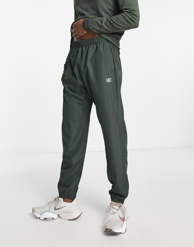 HIIT essential woven sweatpants in khaki