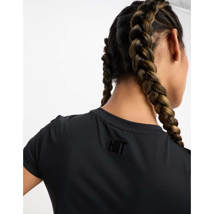 HIIT fitted t-shirt in black | ASOS