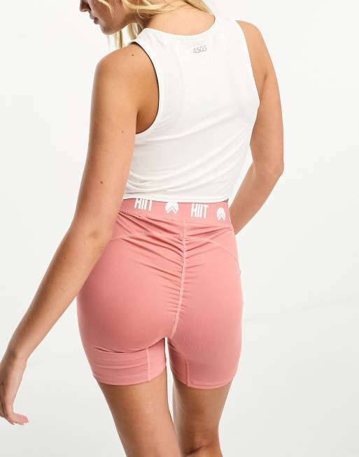 HIIT - Gloss - 5 inch short met logo in oranje, 2 van 4