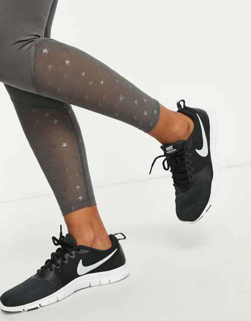 HIIT - Grå leggings med paneler i stjernemesh, 3 af 4