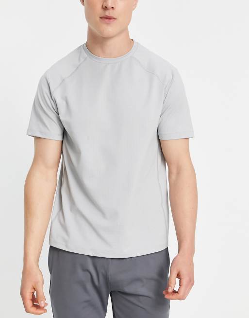 HIIT – Grå t-shirt i mesh för träningen