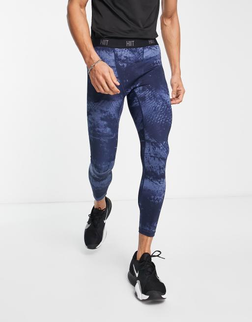 HIIT - Legging bedekt met grafische print 