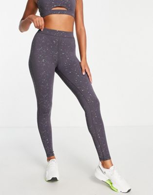 HIIT legging in holographic print