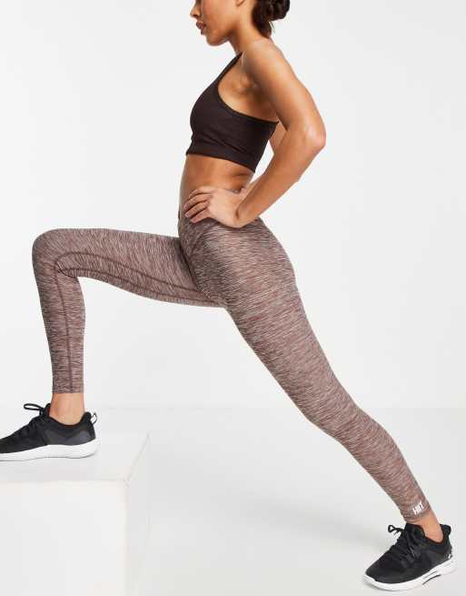 HIIT - Legging met dubbele naad in chocoladebruin