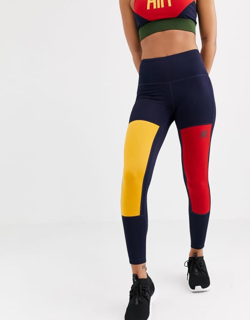 HIIT - Beha en legging met kleurvlakken in marineblauw, 3 van 3
