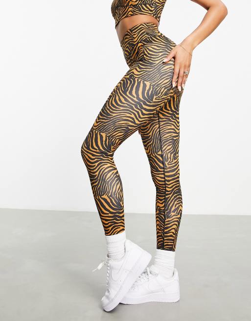 HIIT Legging taille haute Imprim animal