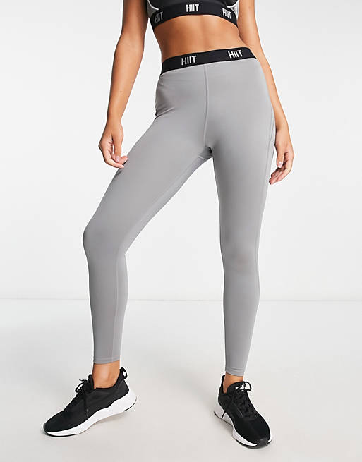 HIIT legging with branded tape