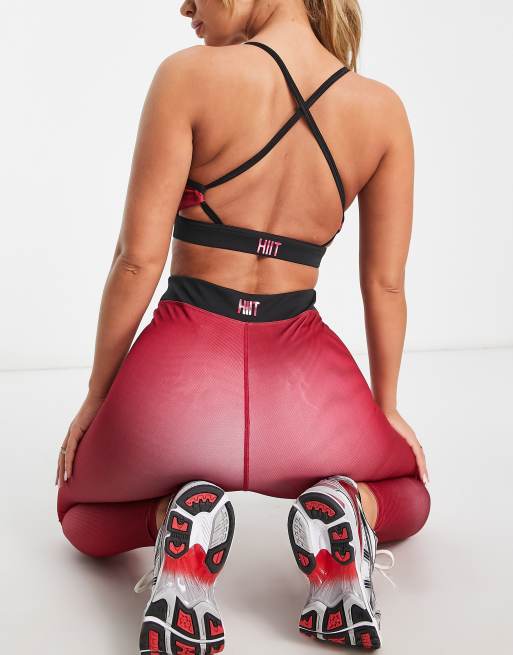 HIIT - Leggings con stampa a macchie d'olio, 4 di 4