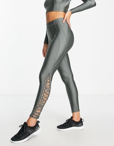 Damen - Run Sprint 7/8-Leggings Hellgrau