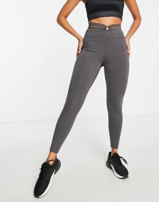 HIIT - Leggings mit Ringdetail-Rot