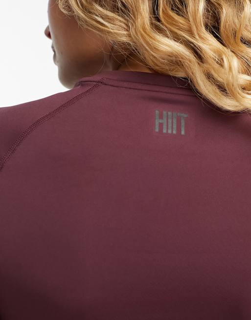 HIIT mesh long sleeve crop top