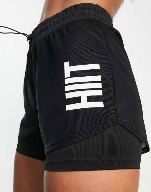 HIIT mesh overlay shorts