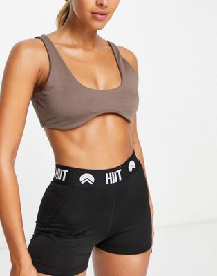 Buy HIIT micro bralet in brown- find codes and free shipping