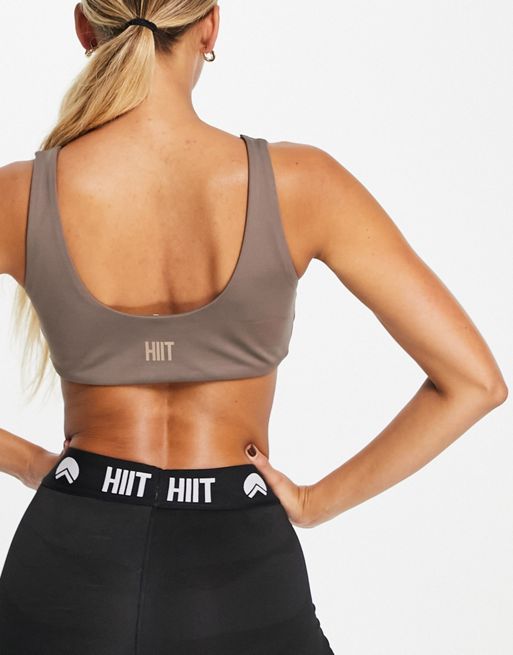 HIIT sports bra with ring detail