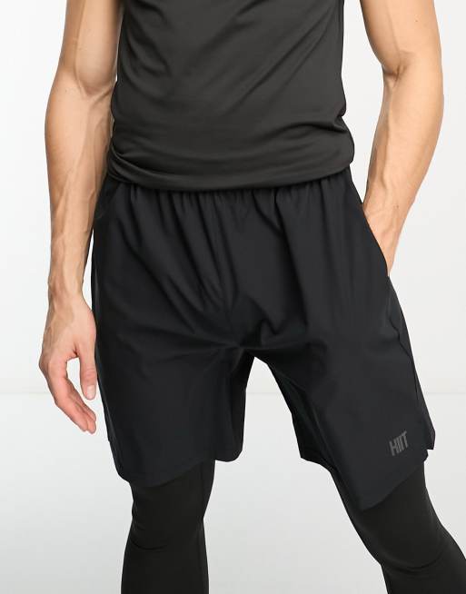 Mid length hot sale gym shorts