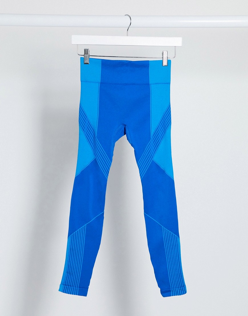 HIIT - Naadloze legging in blauw