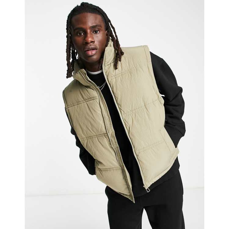 Oversized down outlet vest