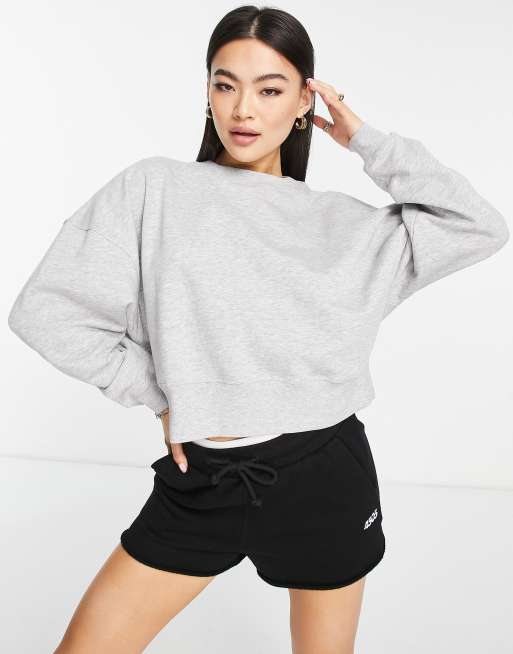 HIIT - Oversized sweatshirt in gemêleerd grijs