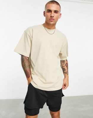 HIIT oversized t-shirt in stone