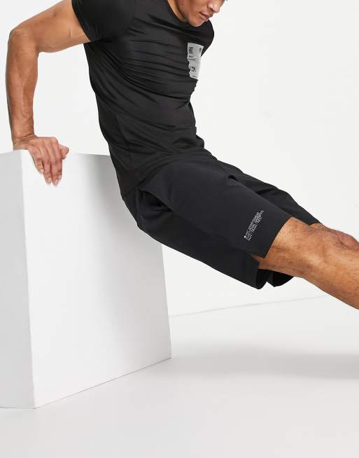 HIIT - Pantaloncini da running neri di lunghezza media