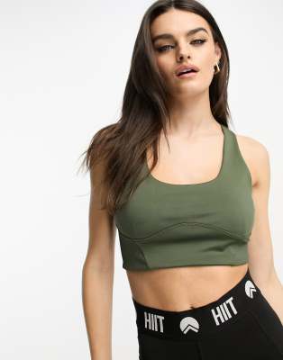 HIIT rib biker detail bra