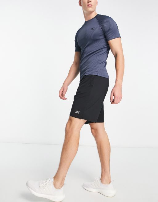 HIIT rib training t-shirt in dark grey | ASOS