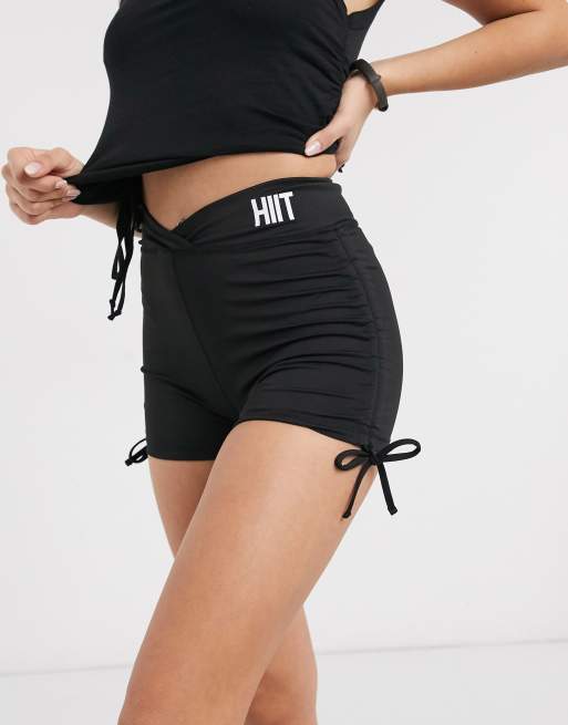 Hiit ruched hot sale booty shorts