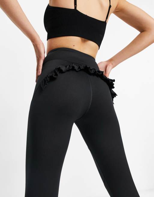 Free People Ruffle Legging Black F125Q098 - Free Shipping at Largo