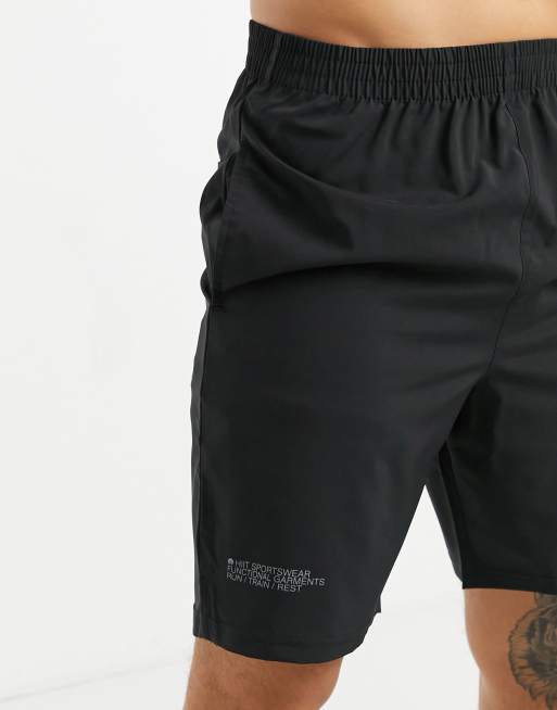 Mid length shop running shorts