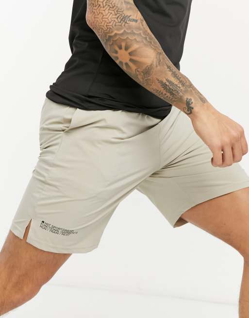 Mid length running on sale shorts