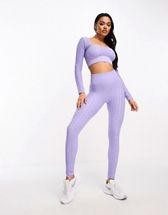 HIIT seamless bodysuit with cut out in black
