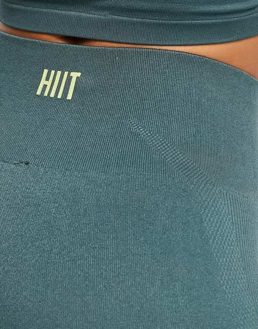 HIIT seamless legging with contrast contour seam レディース-