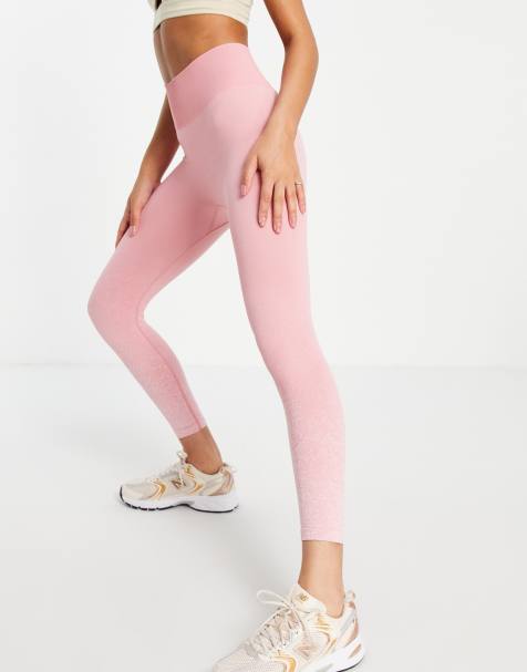 HIIT seamless leggings in pink fade - view 1