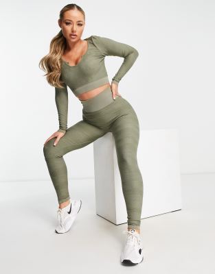 Khaki Workout Leggings