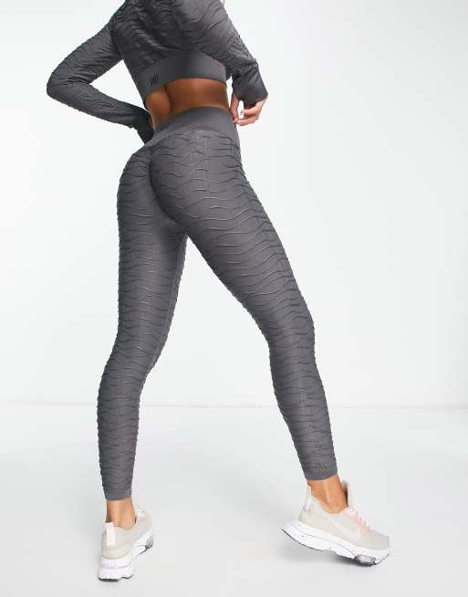 ASOS 4505 Petite seamless legging with ruched bum in acid wash co ord