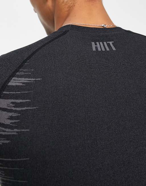 HIIT seamless long sleeve top in grey