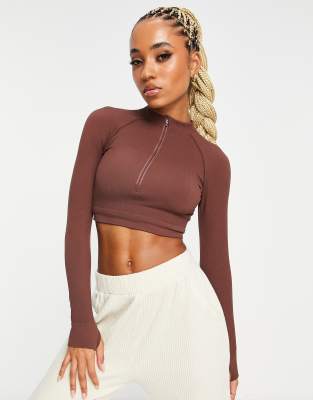 https://images.asos-media.com/products/hiit-seamless-rib-1-4-zip-top-in-brown/202965700-1-brown?$XXL$