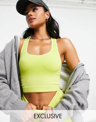 HIIT seamless vest with racer back in acid ombre | ASOS